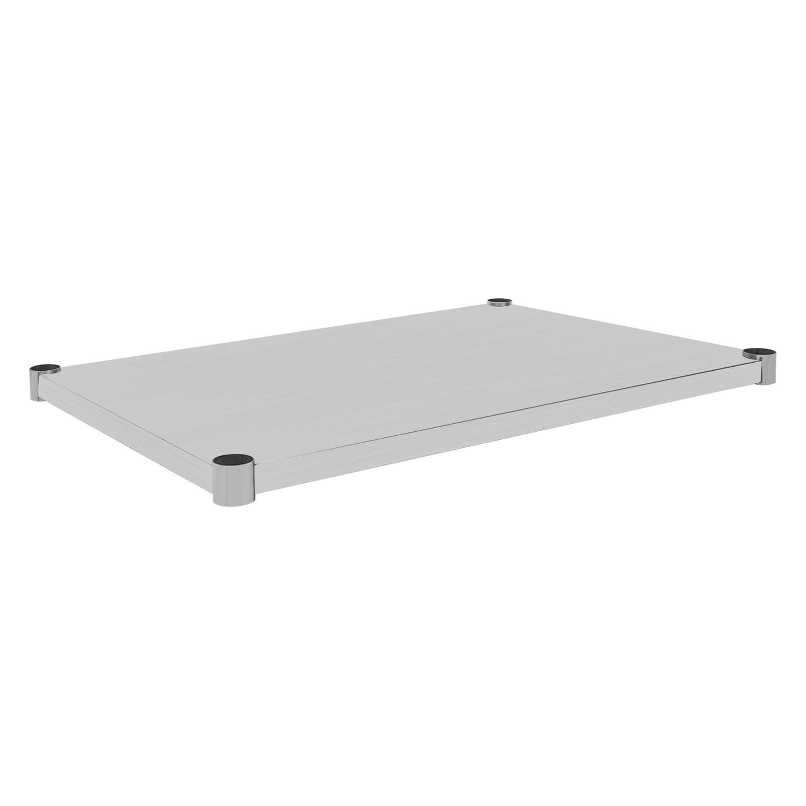 Stainless Steel Under Shelf Adjustable Under-desk tand Table Rack for Worktable