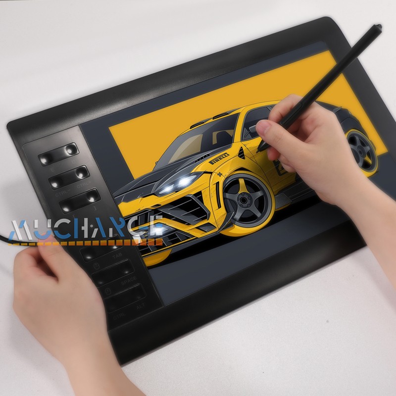 Digital Graphics Drawing Tablet Professional Working Tablet Battery-free pen