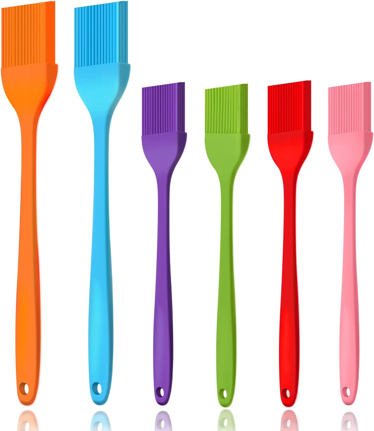 6 PCS  Silicone Basting Brush, Upgrade Pastry Brush,Heat Resistant Silicone Brus