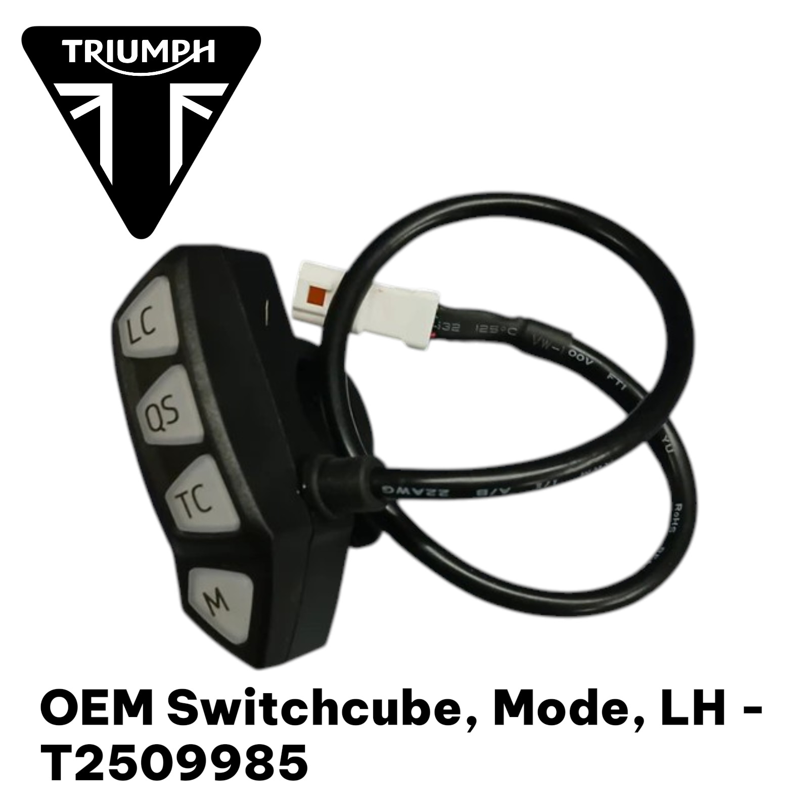 OEM Triumph TF 250-X Switchcube, Mode, LH - T2509985