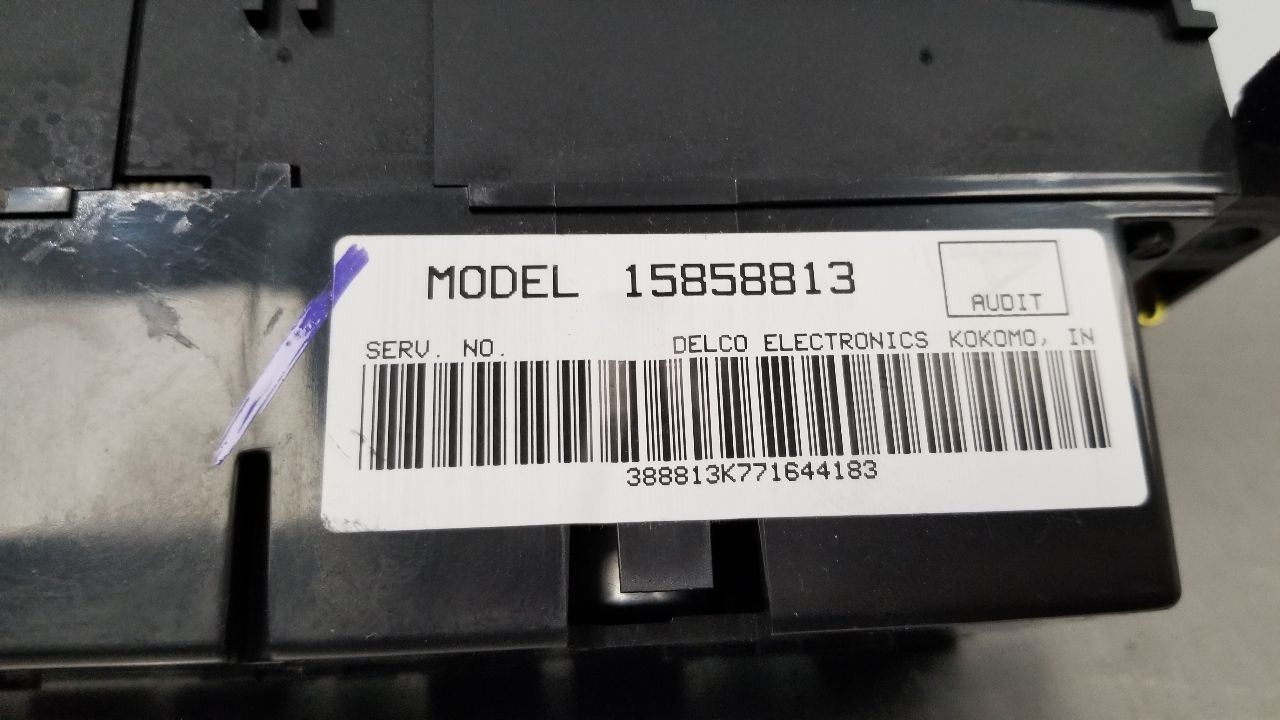 08 CHEVY CORVETTE C6 TEMPERATURE HVAC CLIMATE CONTROL 15858813