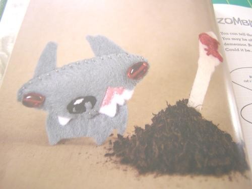 Zombie feltie doll patterns 18 creatures from the undead #1575