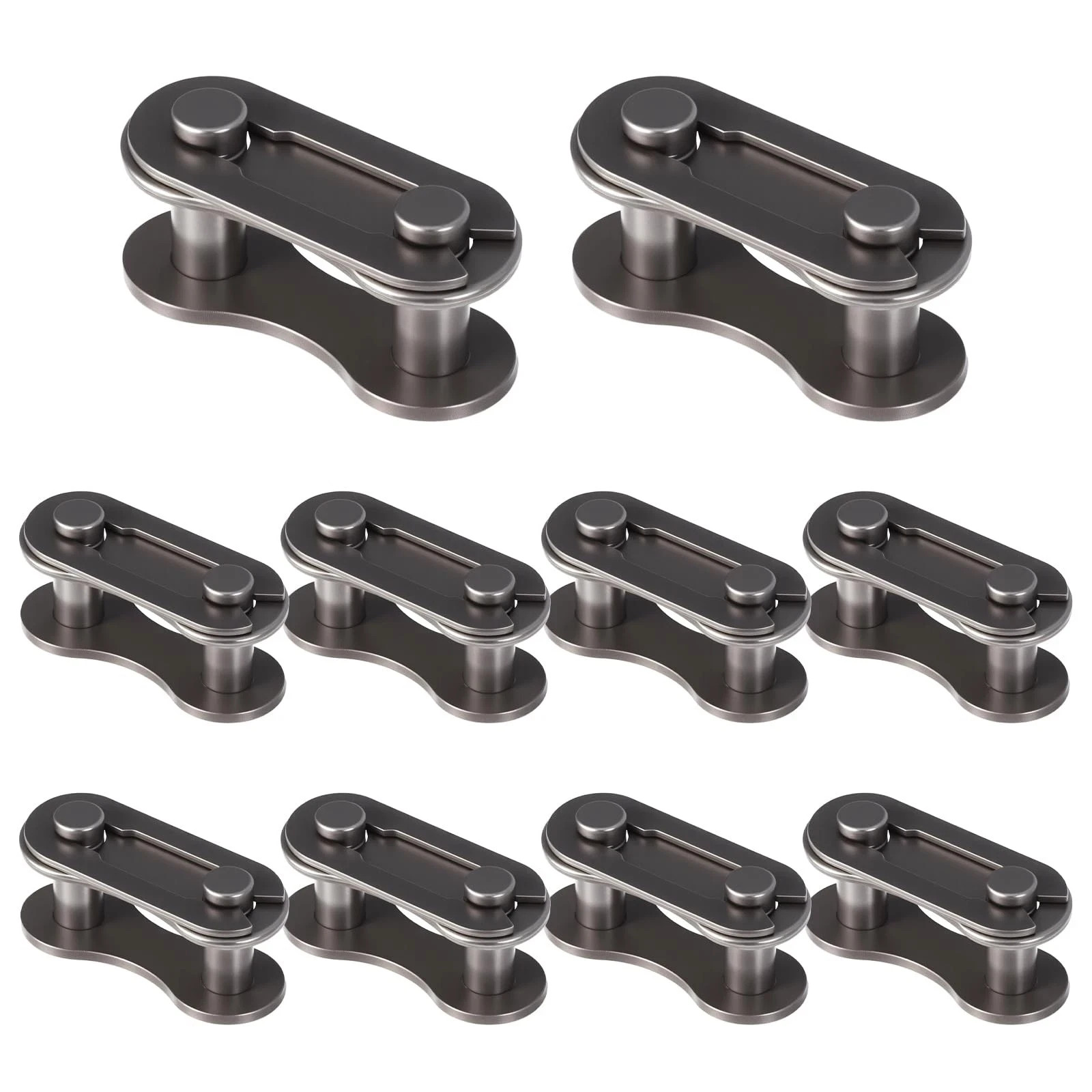10 Pairs Bike Chain Master Link for Bicycle Missing Link, Single Speed Chain Con