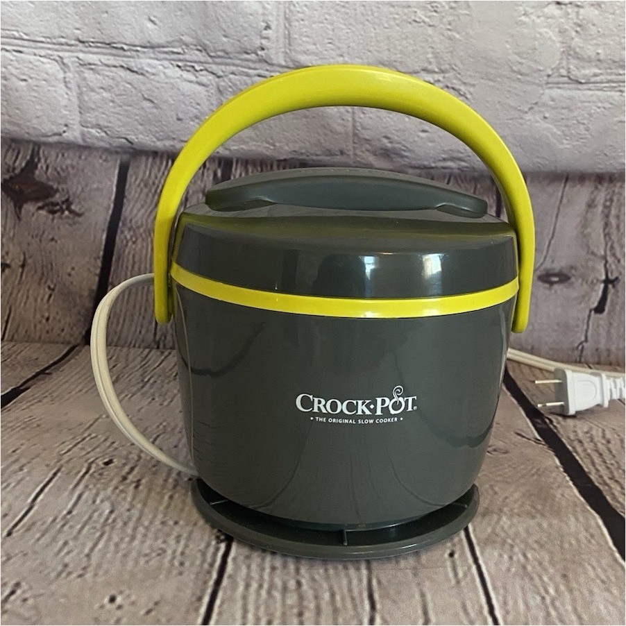 Crock-Pot SCCPLC200-GY Electric Food Warmer Gray Yellow 35W NEW