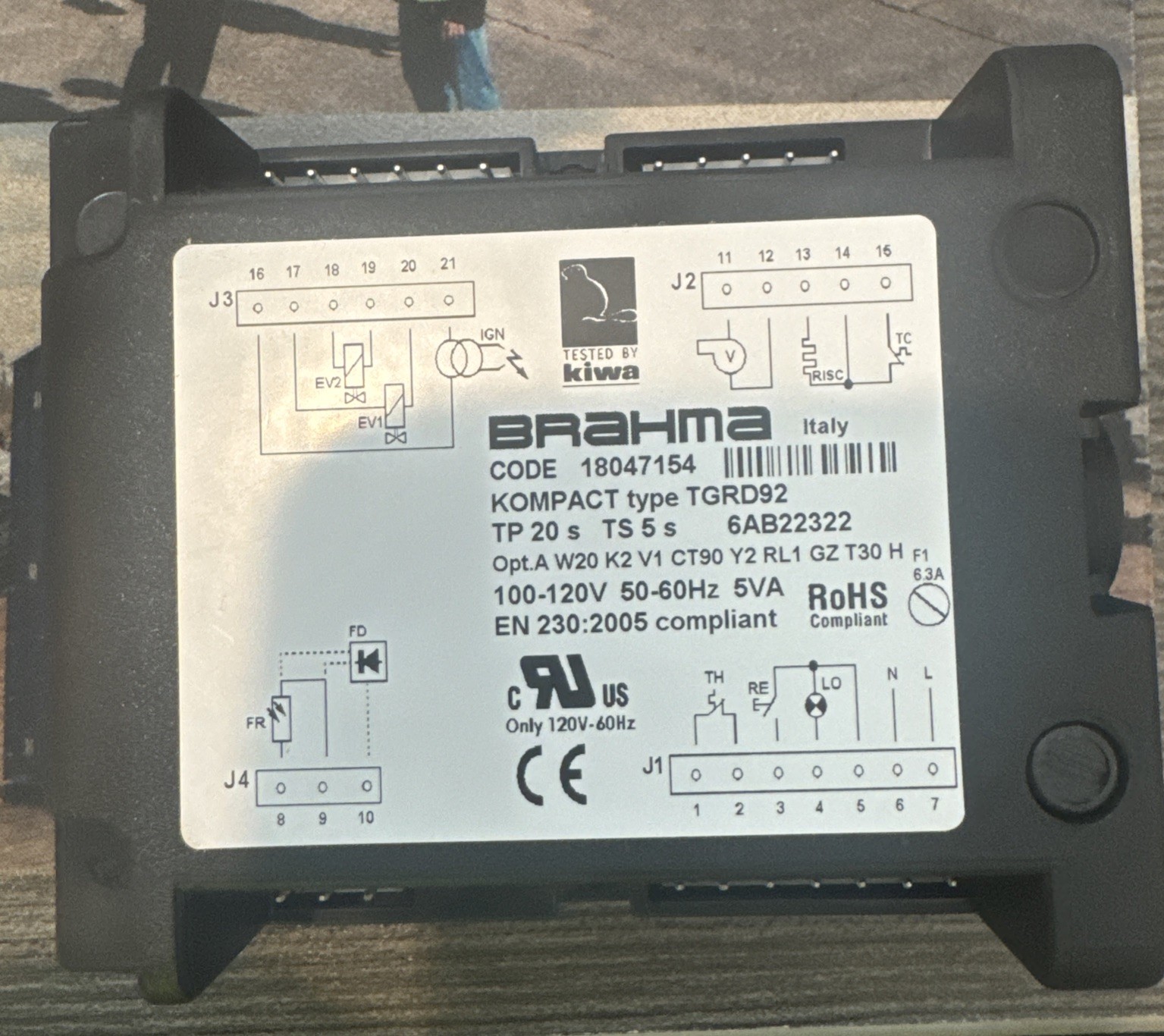 BRAHMA ELECTRIC PANEL KOMPACT TGRD91 18047156