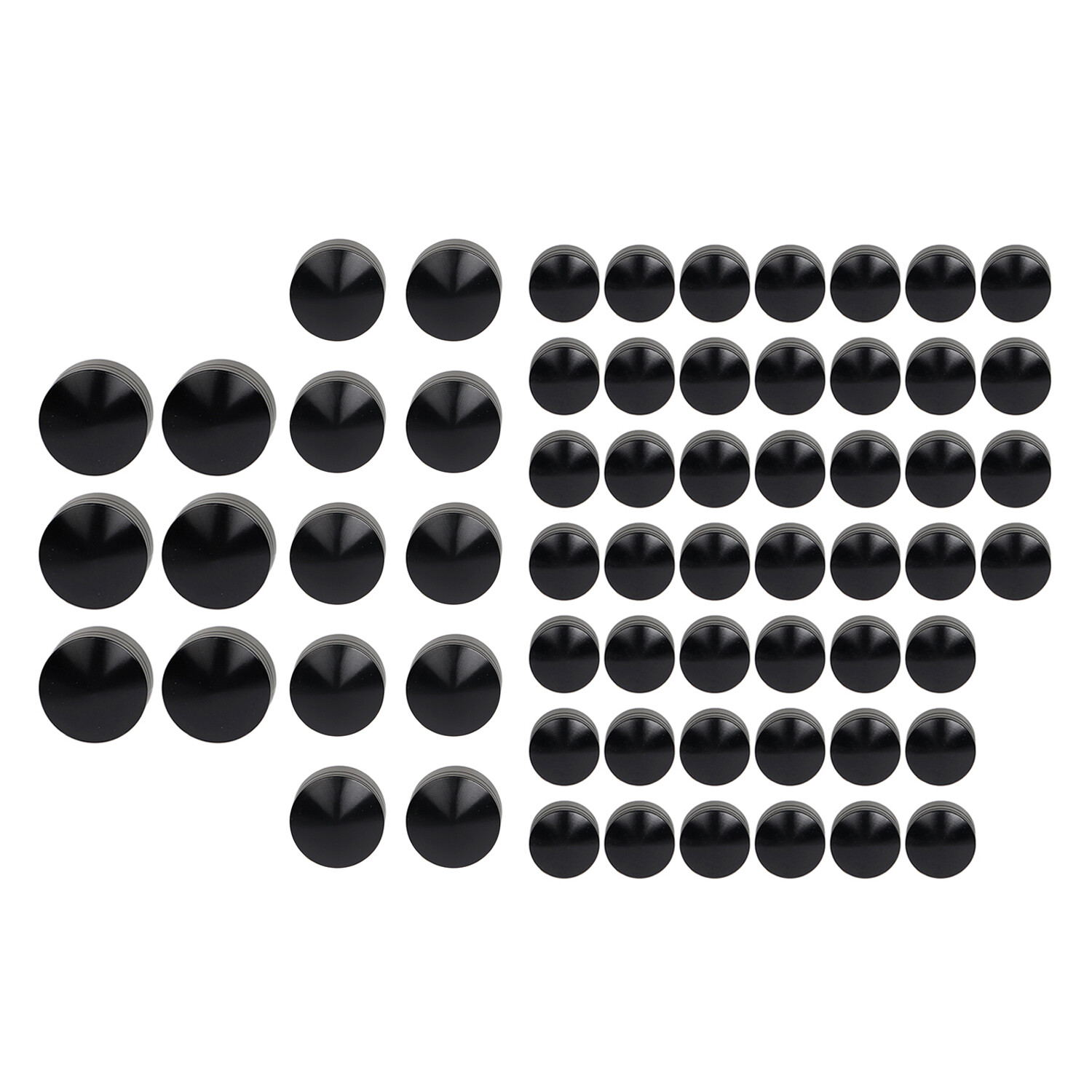 Black CNC Engine Bolt Cover Cap For Harley Electra Glide Ultra Classic FLHTCU US