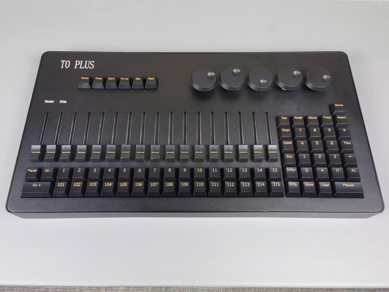 T0 plus RGB LED backlight fader command wing controller dmx console M2 +bag