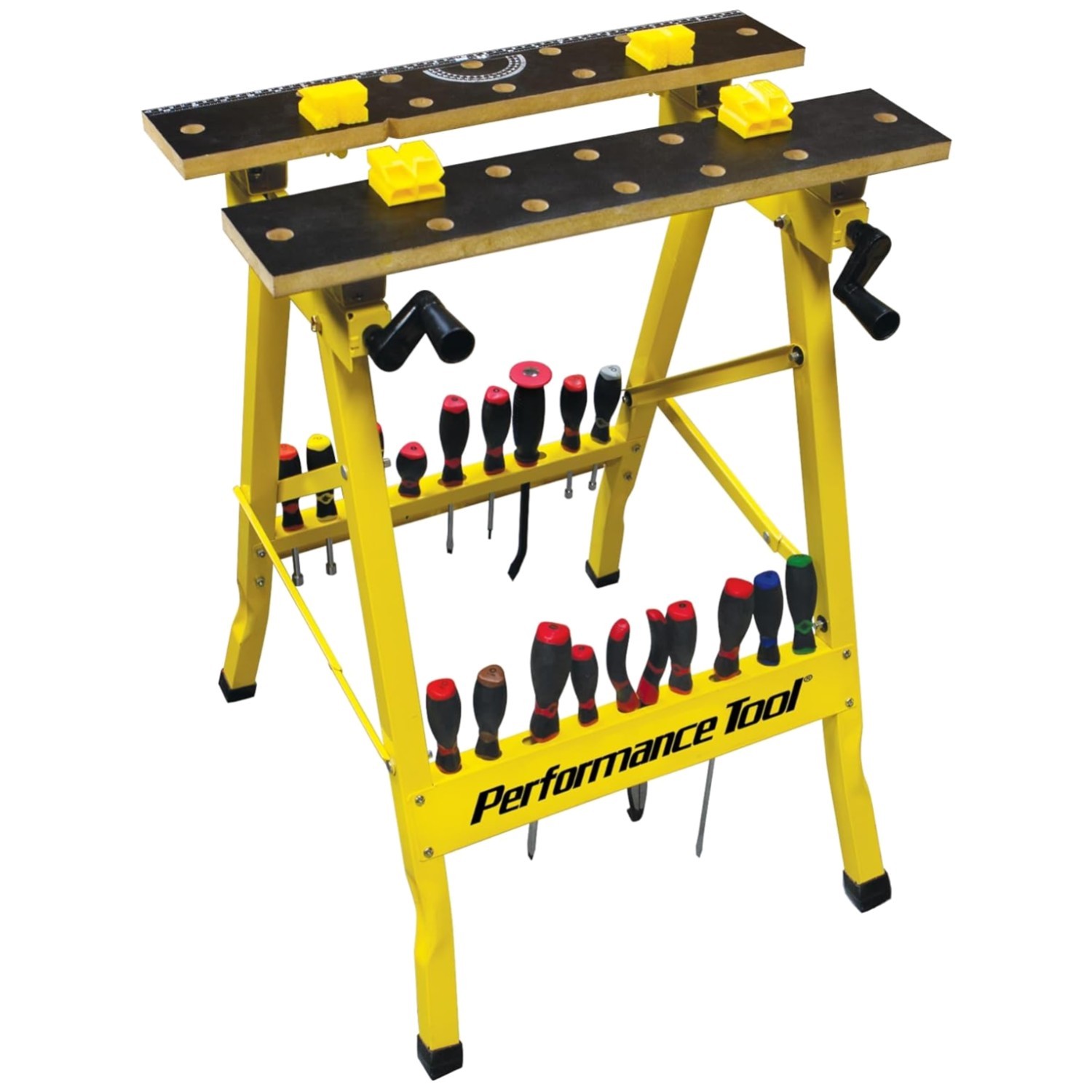 Portable Workbench Vise Yellow 200 lbs Capacity
