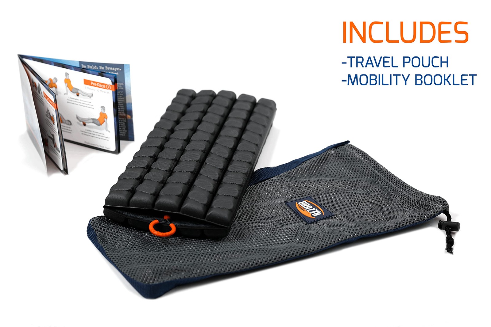 Morph Foam Roller: Collapsible Travel Foam Roller for Back Pain Relief, Worko...