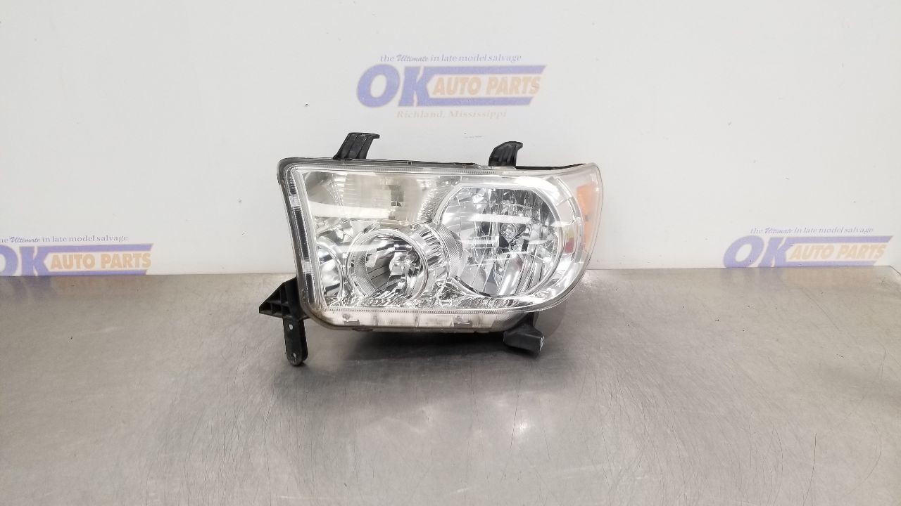 12 2012 TOYOTA TUNDRA HEADLIGHT LAMP LEFT DRIVER