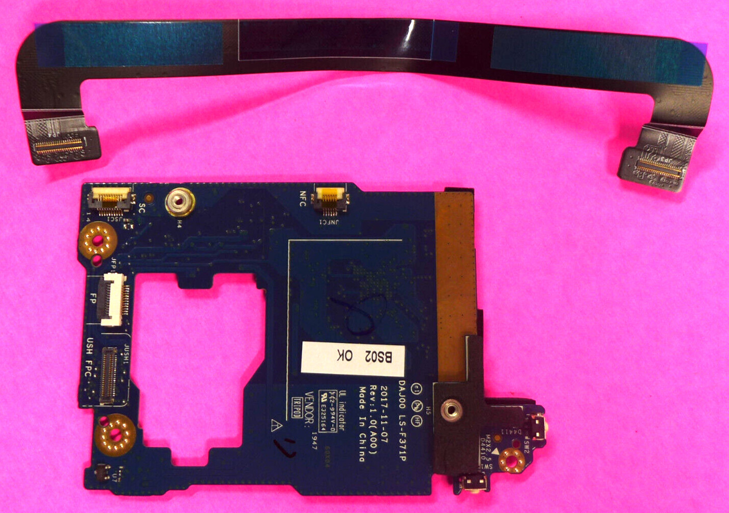 NEW Dell Latitude 5290 2-in-1 Power & Windows Button Circuit USH Board C1H58