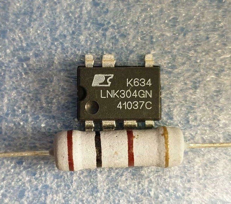 LNK304GN IC Module +100 Ohm Resistor 3 Watts, for AEG, Whirlpool...