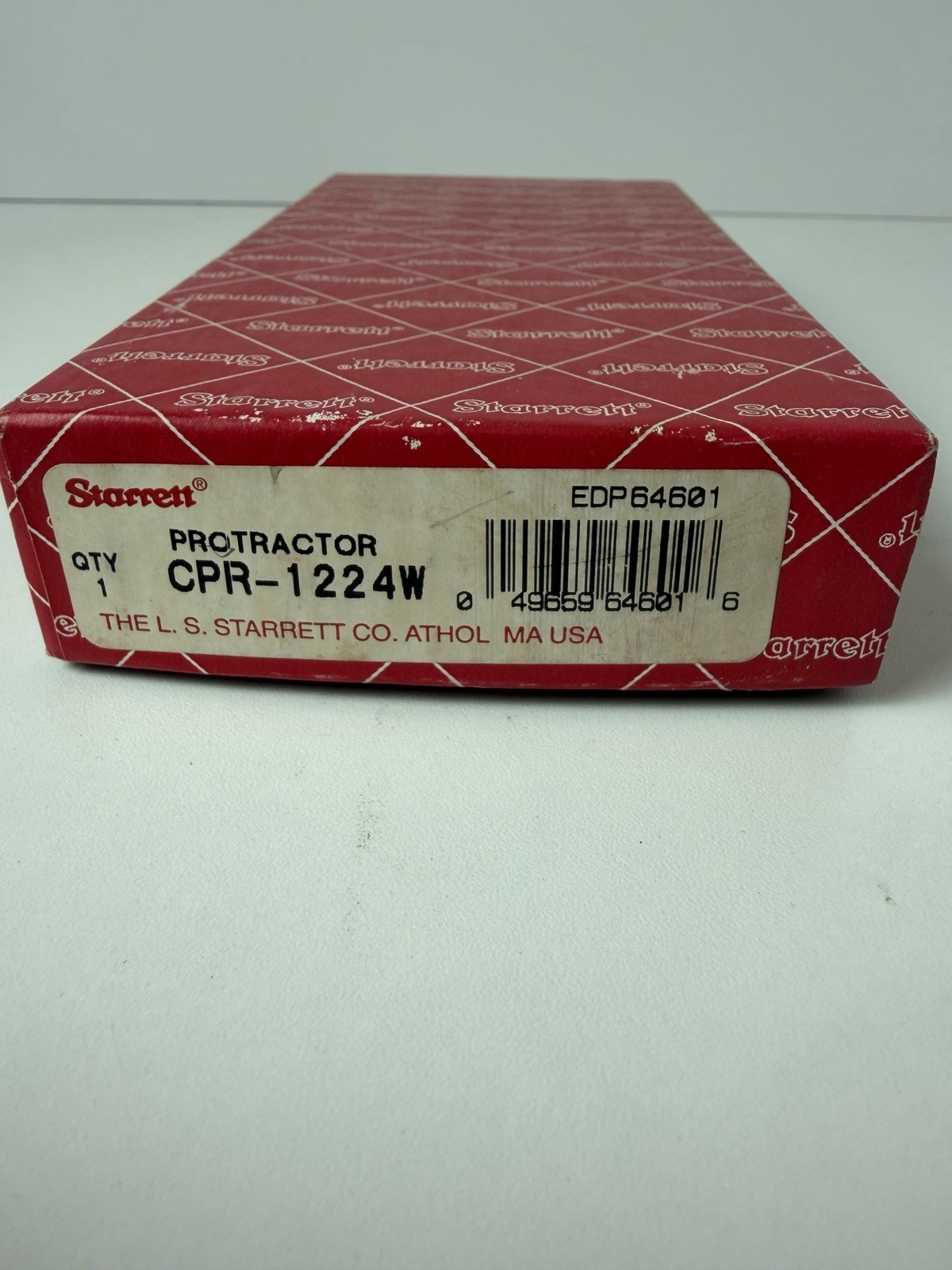 Starrett Combination Square Protractor Head CPR-1224W