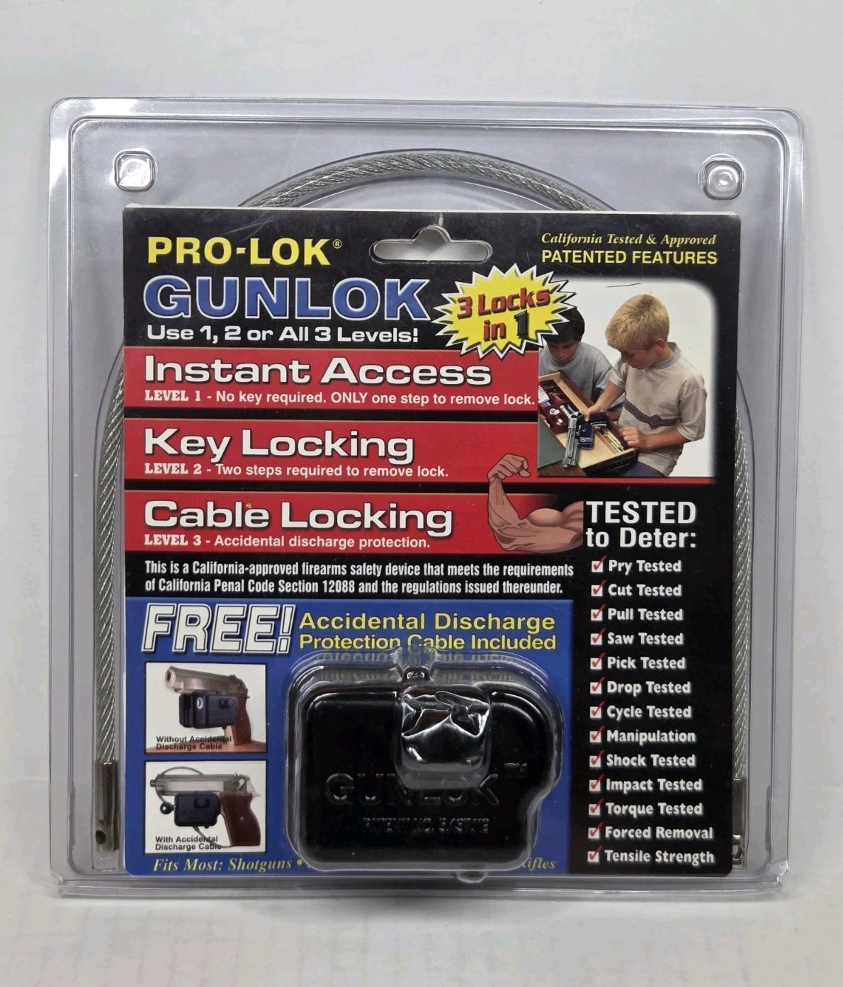 Pro-Lok Gunlok Trigger and Cable  Lock GL650KA