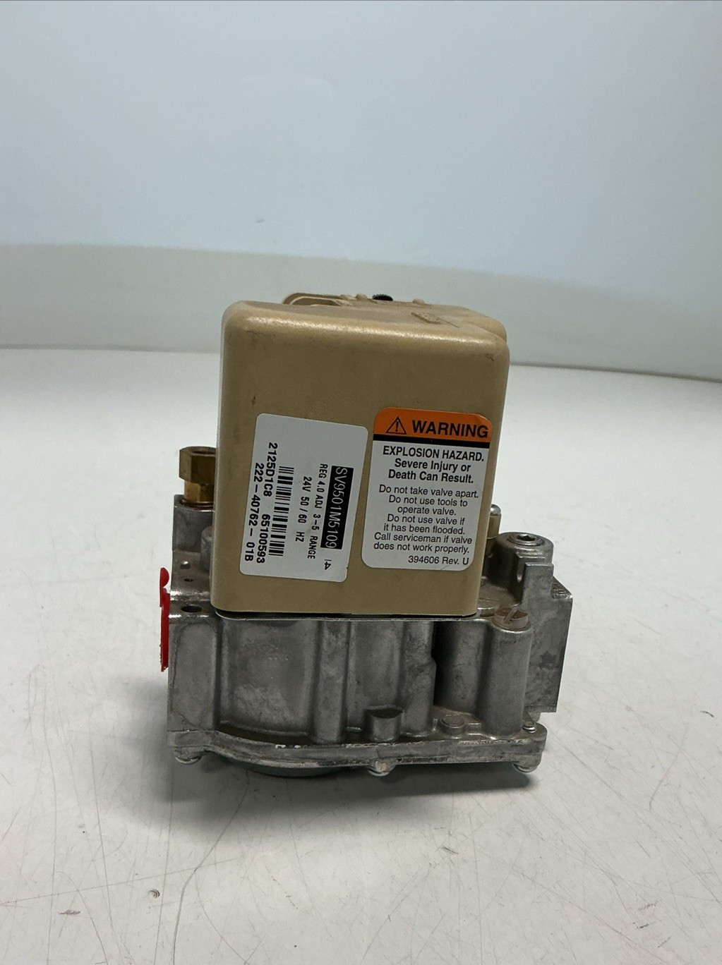 PRE-OWNED, RESIDEO, SV9501M5109, 24V, 222-40762-01, SMART VALVE, NG. (11N-4)