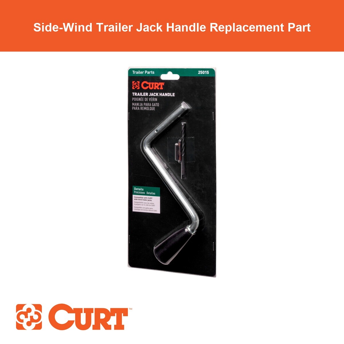 Replacement Side-Wind Trailer Jack Handle