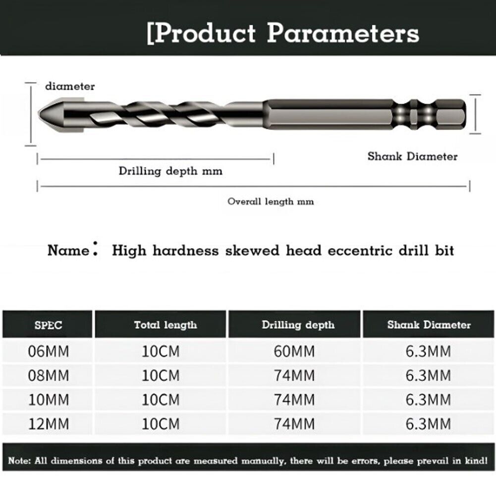 Universal Drilling Tool Set High Hardness Eccentric Drill Alloy Drill Bit US