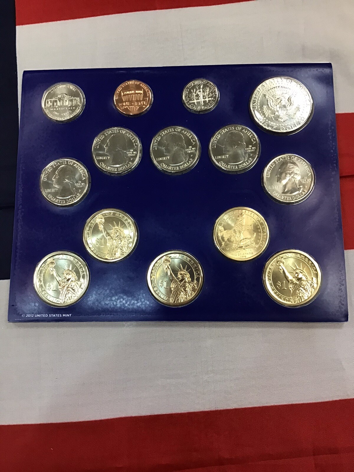 2013 U.S. Mint Set. Complete. 28 Total Coins 14 each from "P" and "D" Mints.