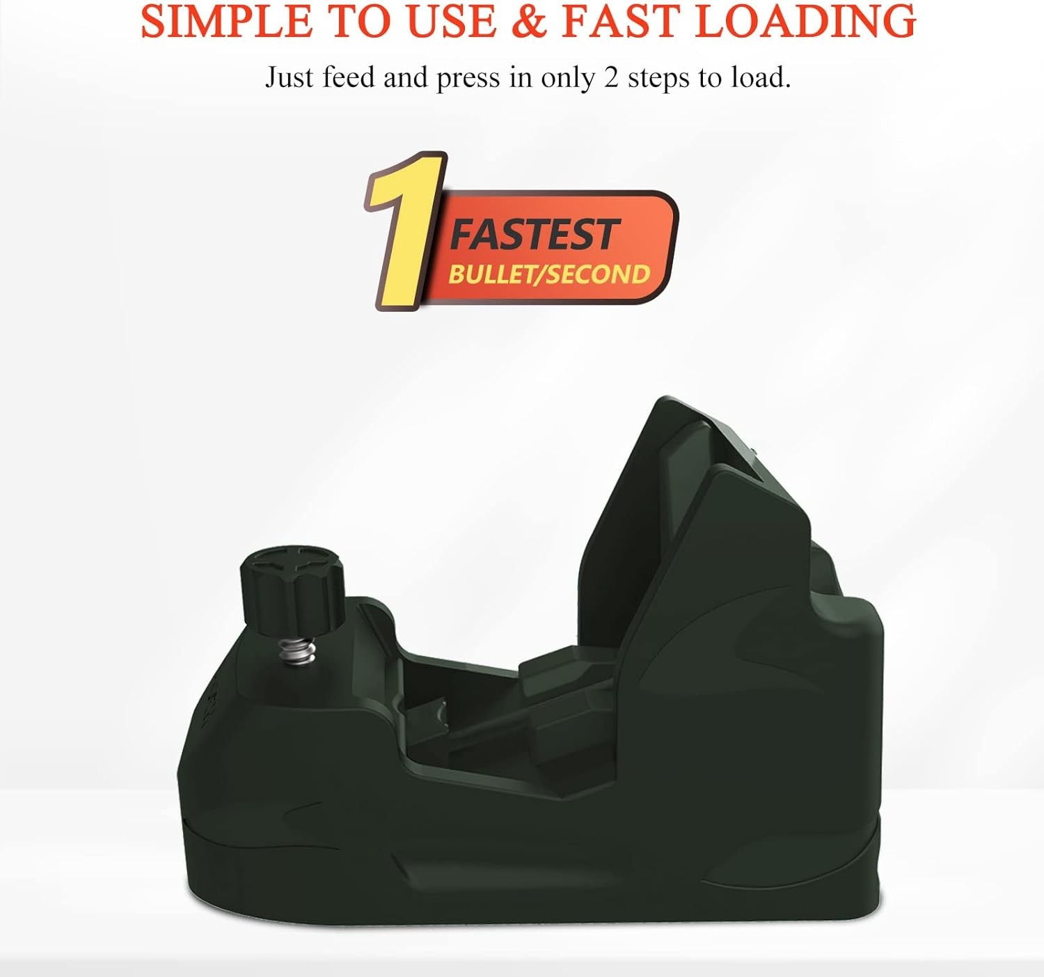 Ludex Universal Pistol Speed Loader, Mag Reloader for 9mm Luger 10mm .40S&W .45A