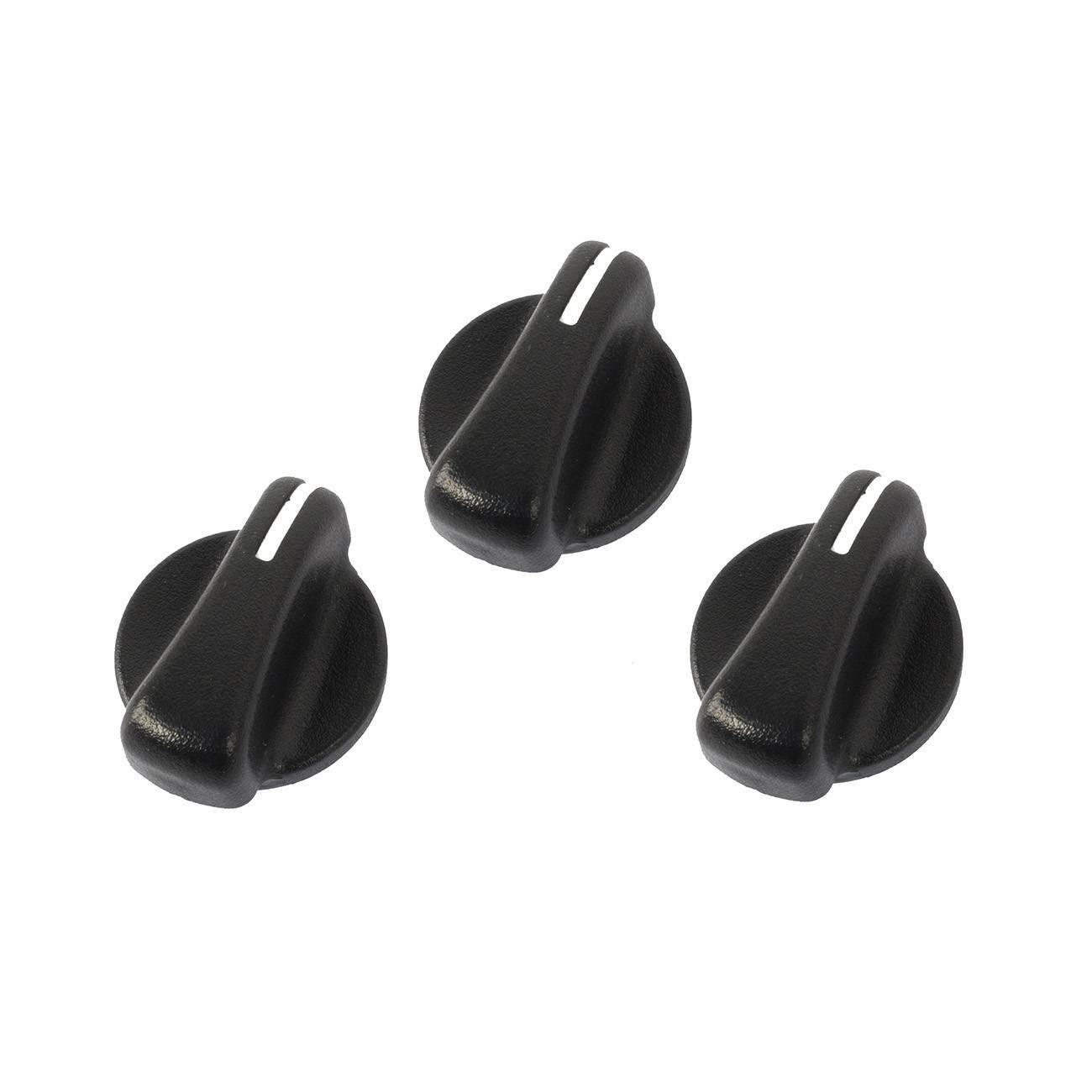 For 99-06 Dodge Ram Van Jeep Wrangler TJ A/C Heater Control Knob Fan Switch 3pcs
