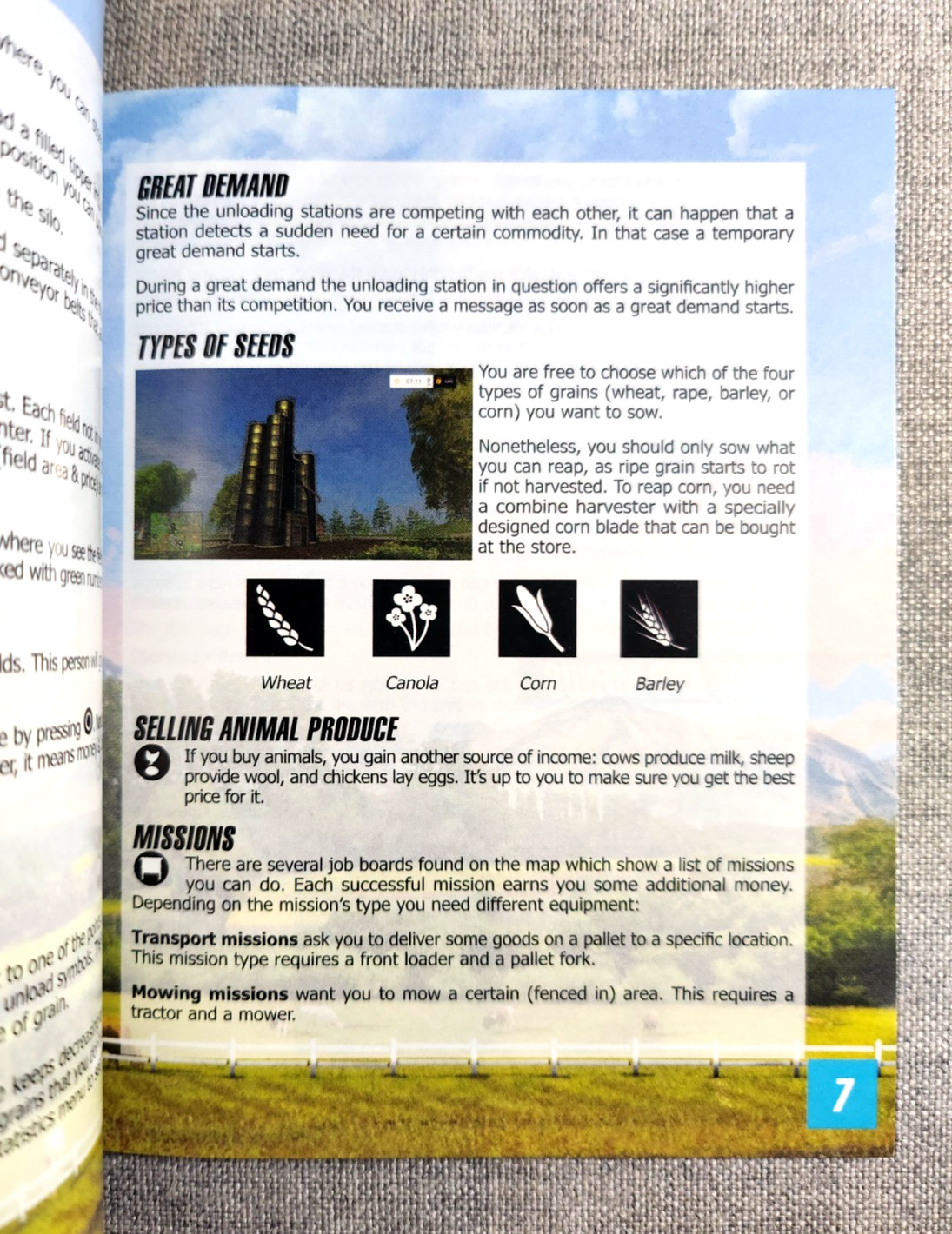 Farming Simulator 15 Instruction Manual Only - PlayStation 3