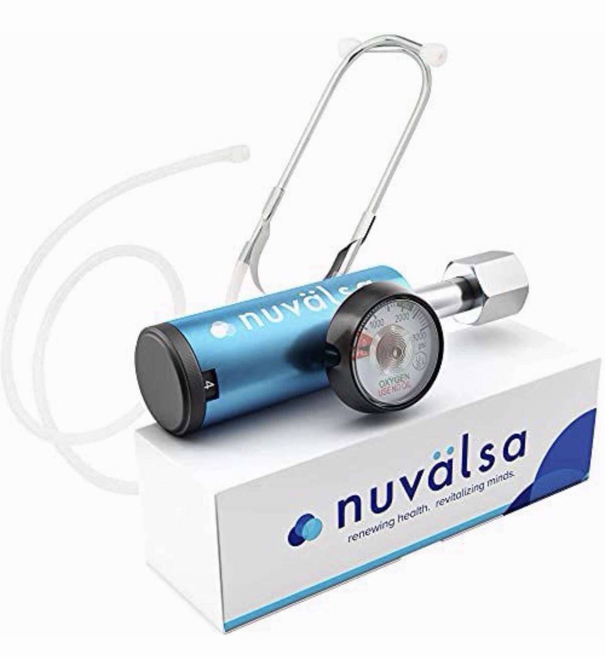 Nuvälsa Ozone Therapy Low Flow Oxygen Regulator – Easy to Use – Works with Oz...