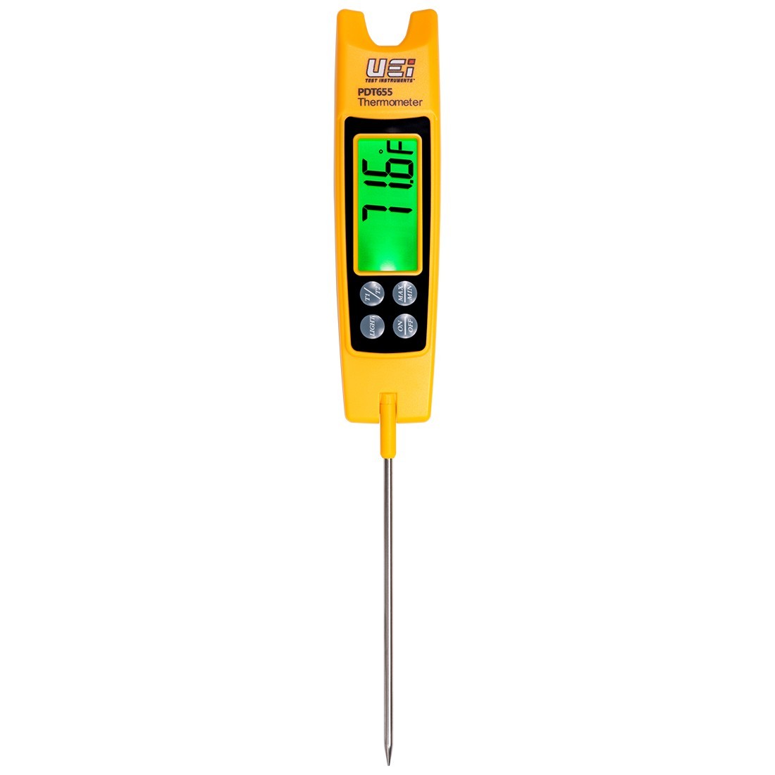 UEi PDT655 Digital Pocket Thermometer with Back-Fold Out Probe