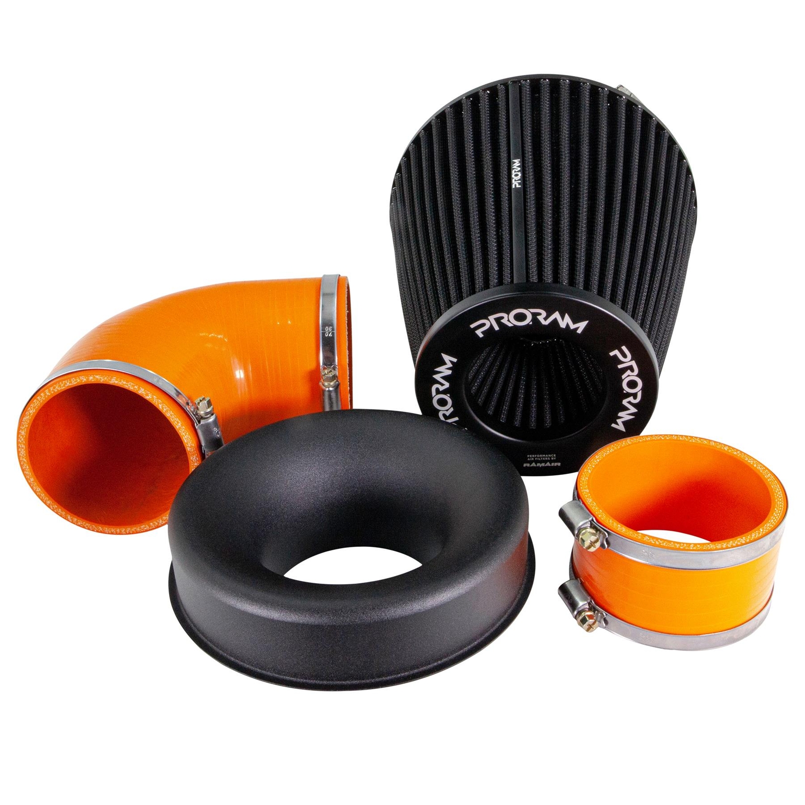 Proram Air Filter Intake Induction Kit for Ford Focus ST225 - Orange Hose/No ECU