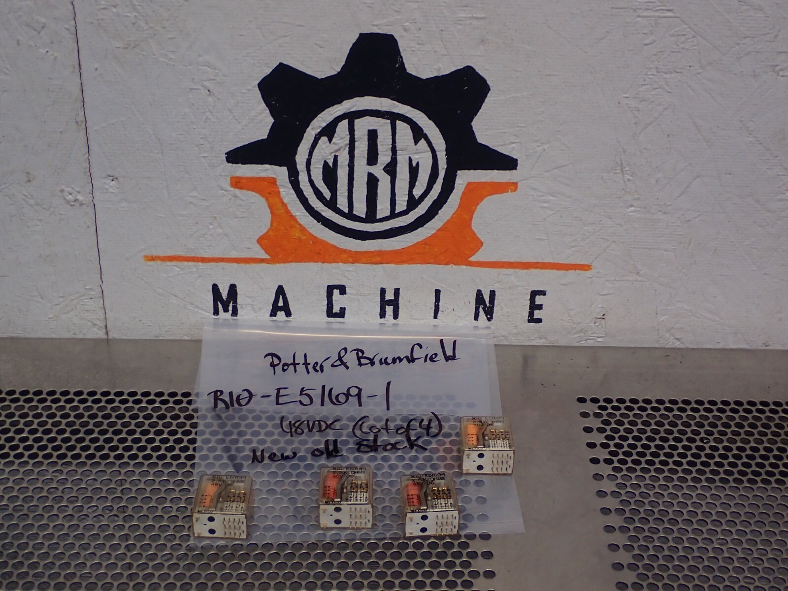 Potter & Brumfield R10-E5169-1 Relays 48VDC 2.5K Ohms New Old Stock (Lot of 4)