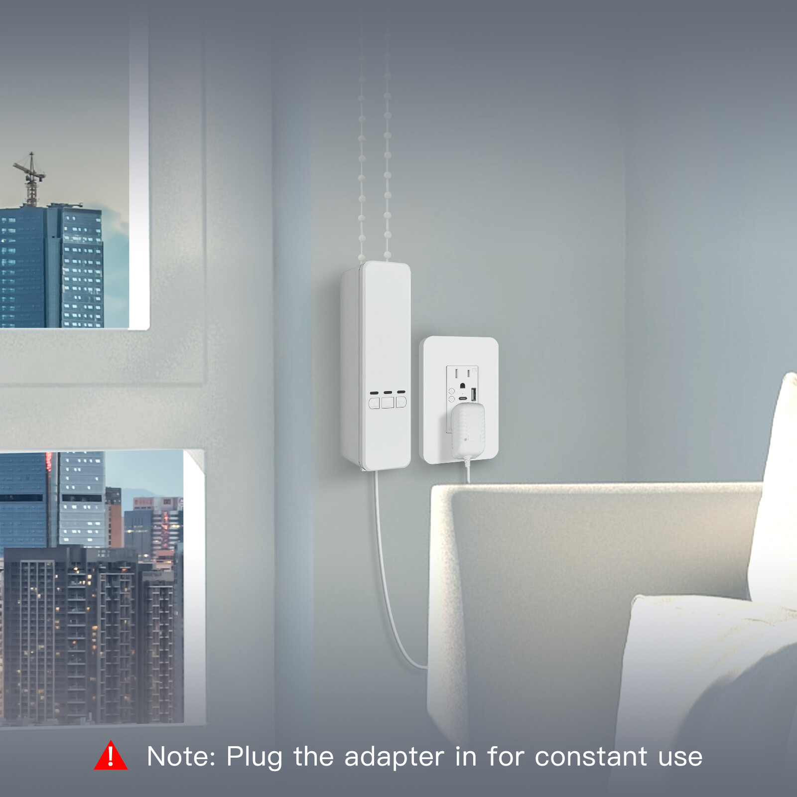 MOES WiFi Smart Chain Blinds Motor Roller Shade Controller Tuya Alexa Google