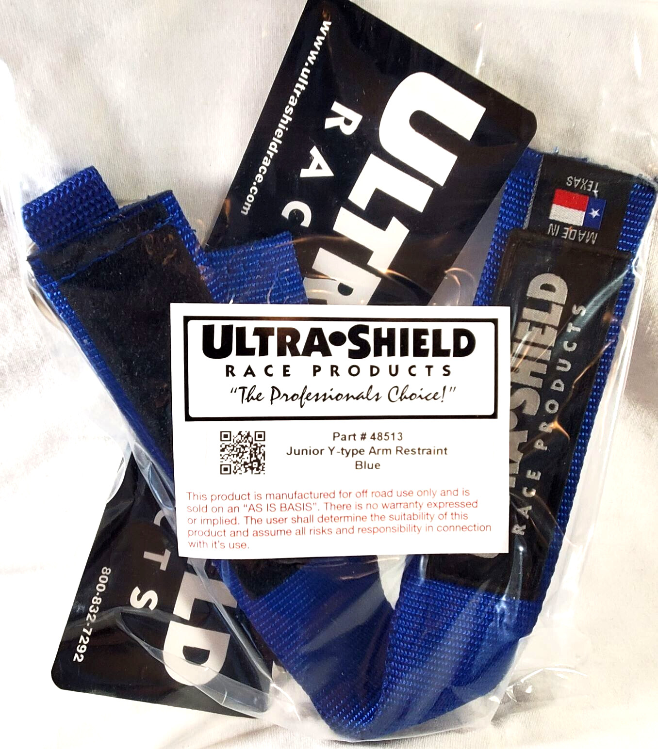 ARM RESTRAINT Y-Type ULTRASHIELD Junior Non-SFI Blue  48513  NEW