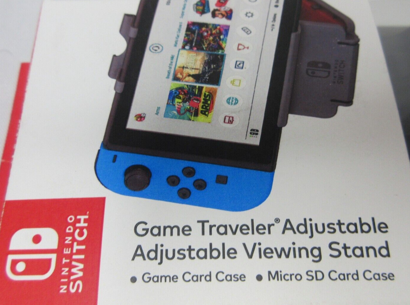 Nintendo Switch Adjustable Viewing Stand NNS4 RDS 7 Viewing Angles Black NIB