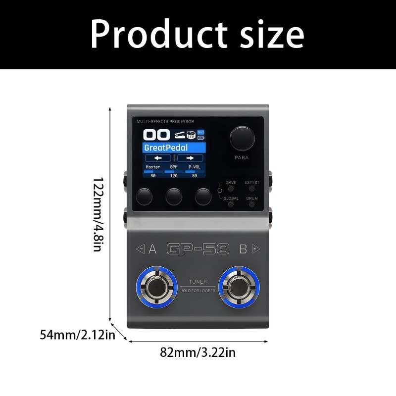 Accurate Guitar Effects Processor User Friendly Guitar Multiple Effects for