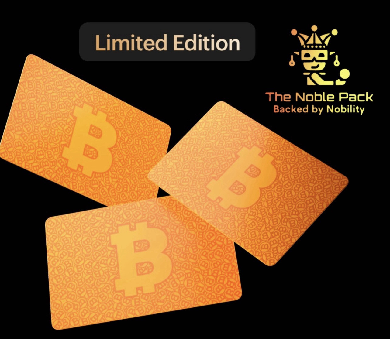 Tangem BTC LIMITED EDITION - 3 Card set Card Crypto Wallet SEALED