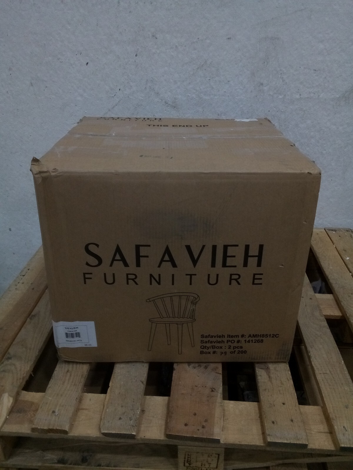 Safavieh BLANCHARD SIDE CHAIR, Reduced Price 2172724016 AMH8512C