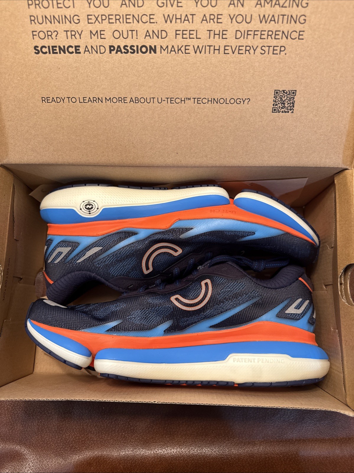 True Motion U-Tech Vichara (Navy Blue/Orange) - Men’s US 10 - TM-M-0109-1D-01
