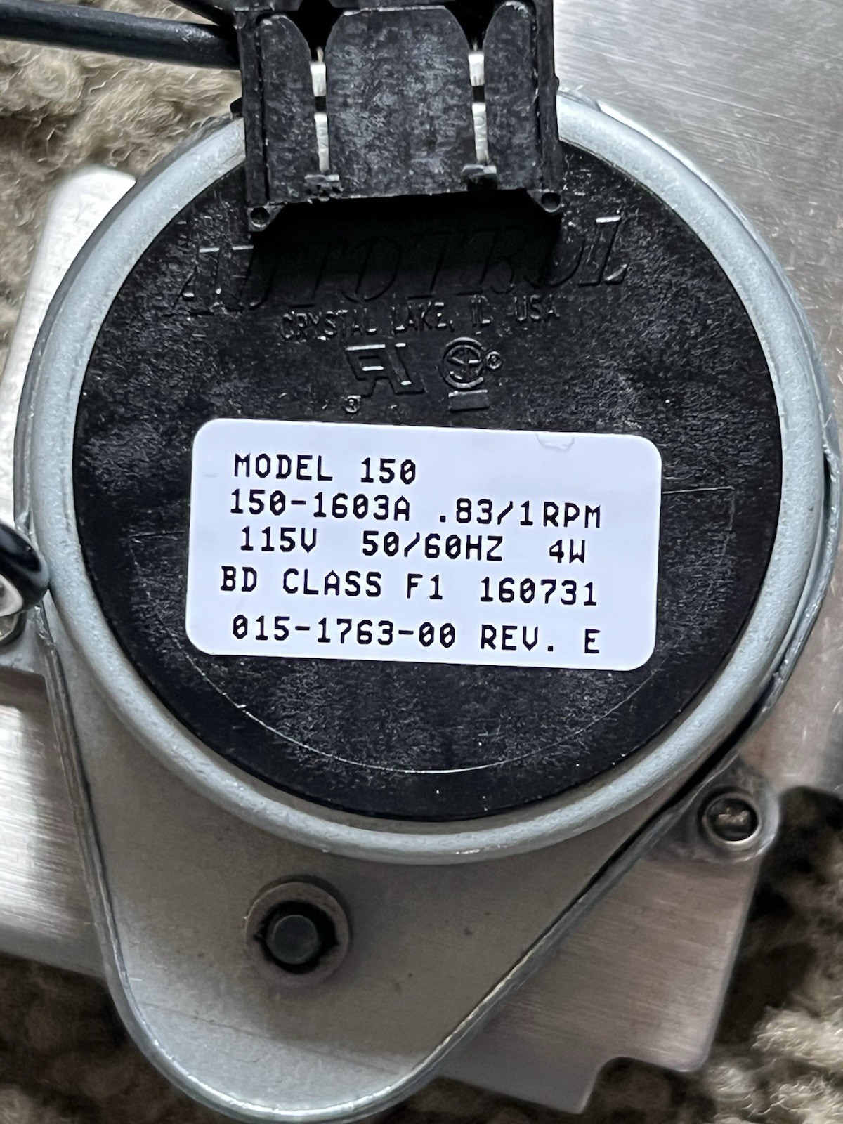 Midmark Door Motor Assy 002-0790-00 Model 150