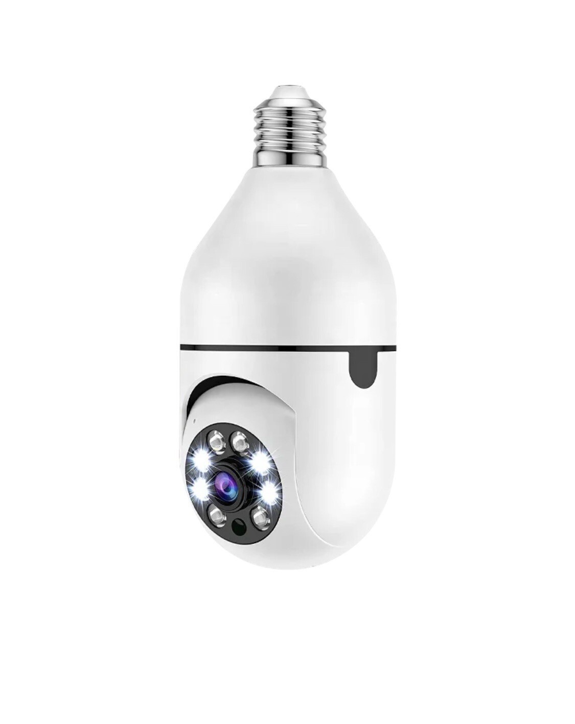 Light Socket Panorama Camera 1080P HD Security Camera with Motion Detection