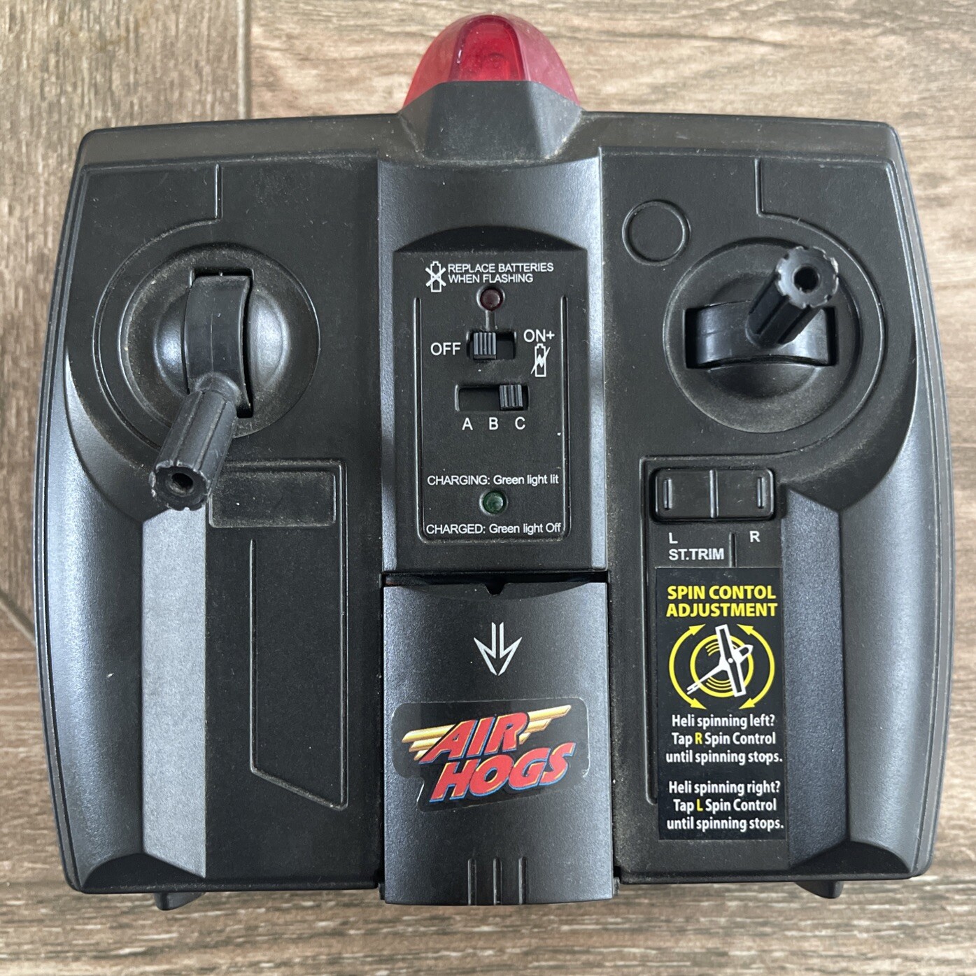 AIR HOGS HELICOPTER OEM 090629SL7 Block REMOTE CONTROL CONTROLLER ONLY 44290–25