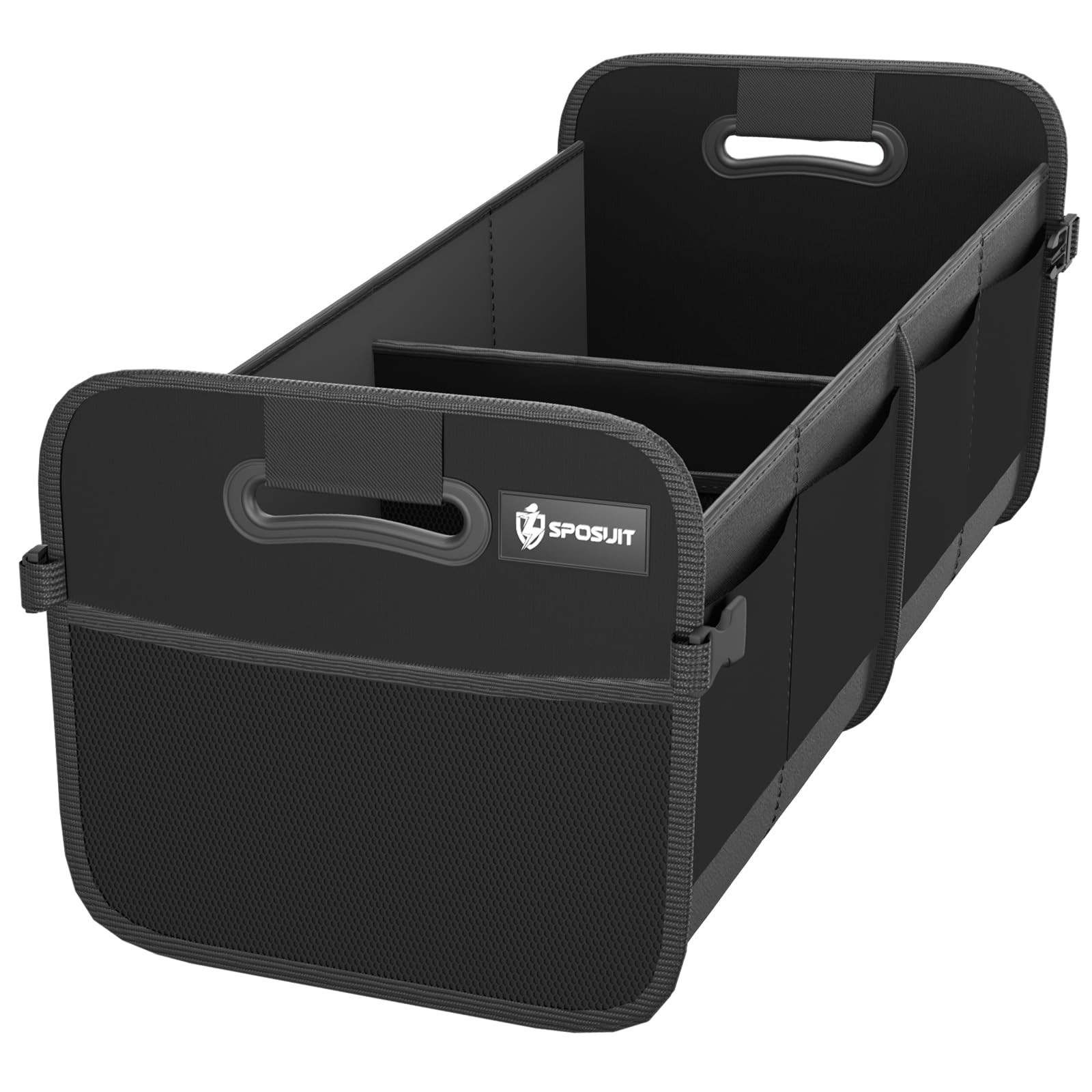 Sposuit Trunk Organizer for Car - 70L Collapsible Organizer, Black