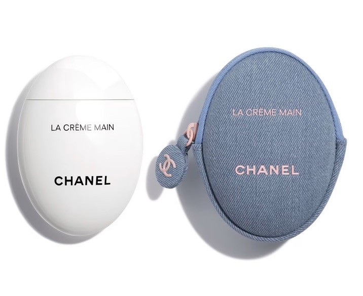 CHANEL LA CRÈME MAIN Hand Cream & Denim Pouch - 2026 Denim Limited Edition BNIB