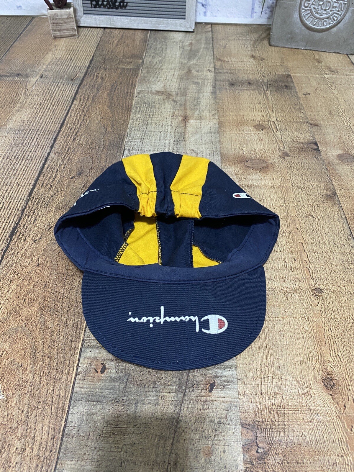 Vintage Champion Cycling Cap Hat