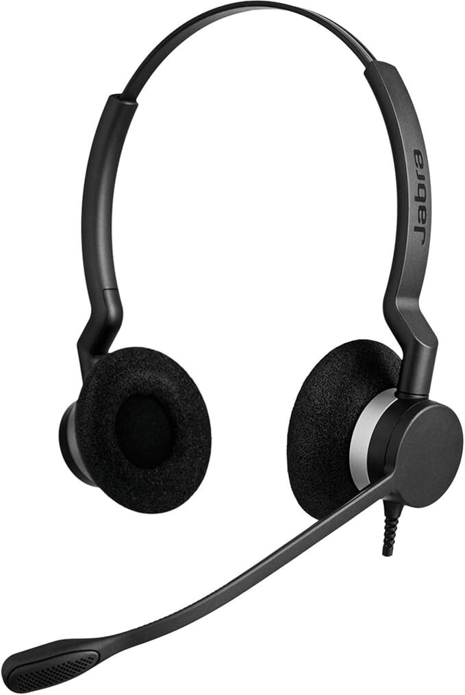 Jabra BIZ 2300 QD DUO Wired Professional Call Center Headset P/N 2309-820-105