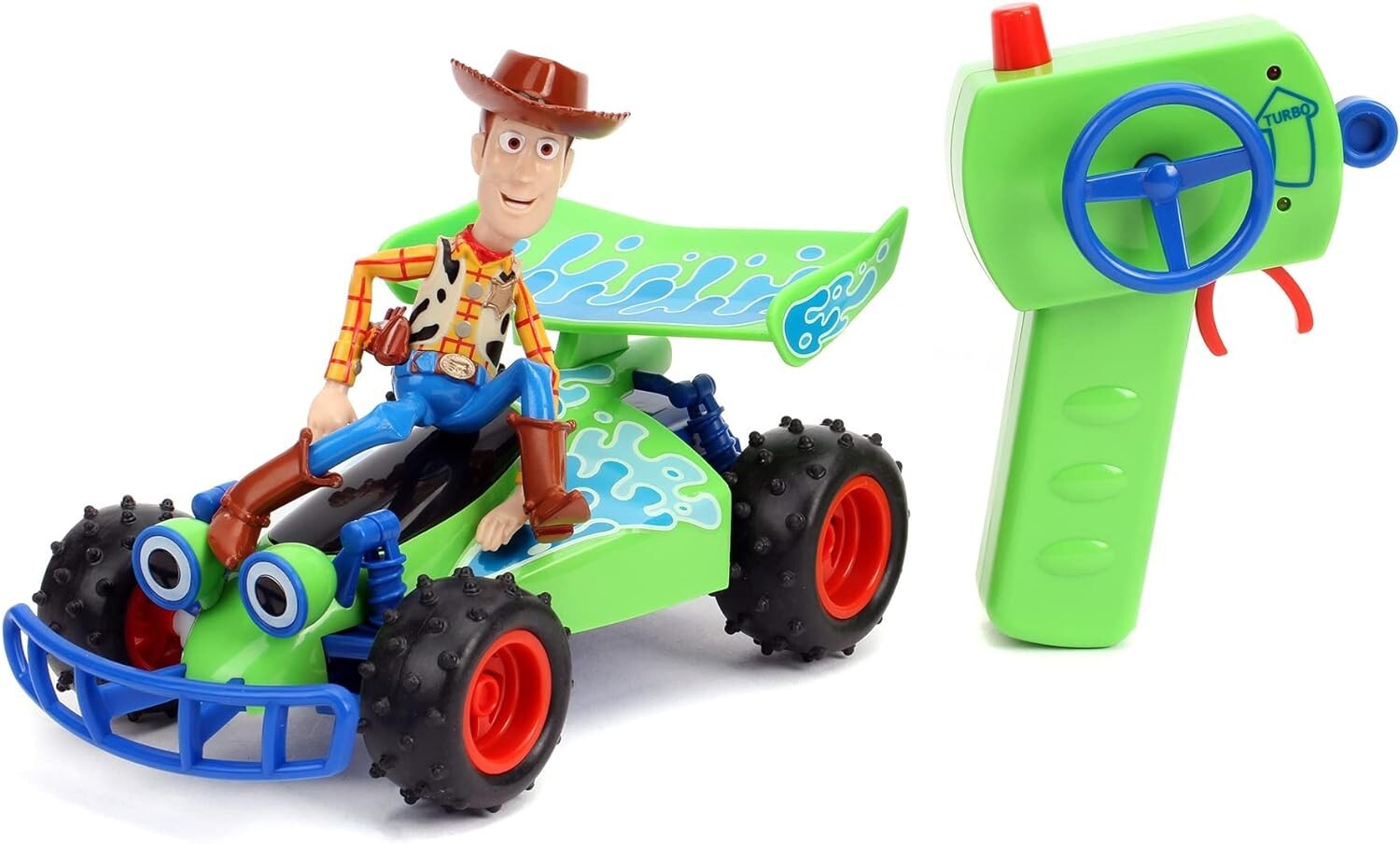 2.4Ghz 1:24 Jada Disney Pixar Toy Story 4 RC Turbo Buggy W/Woody Radio Control