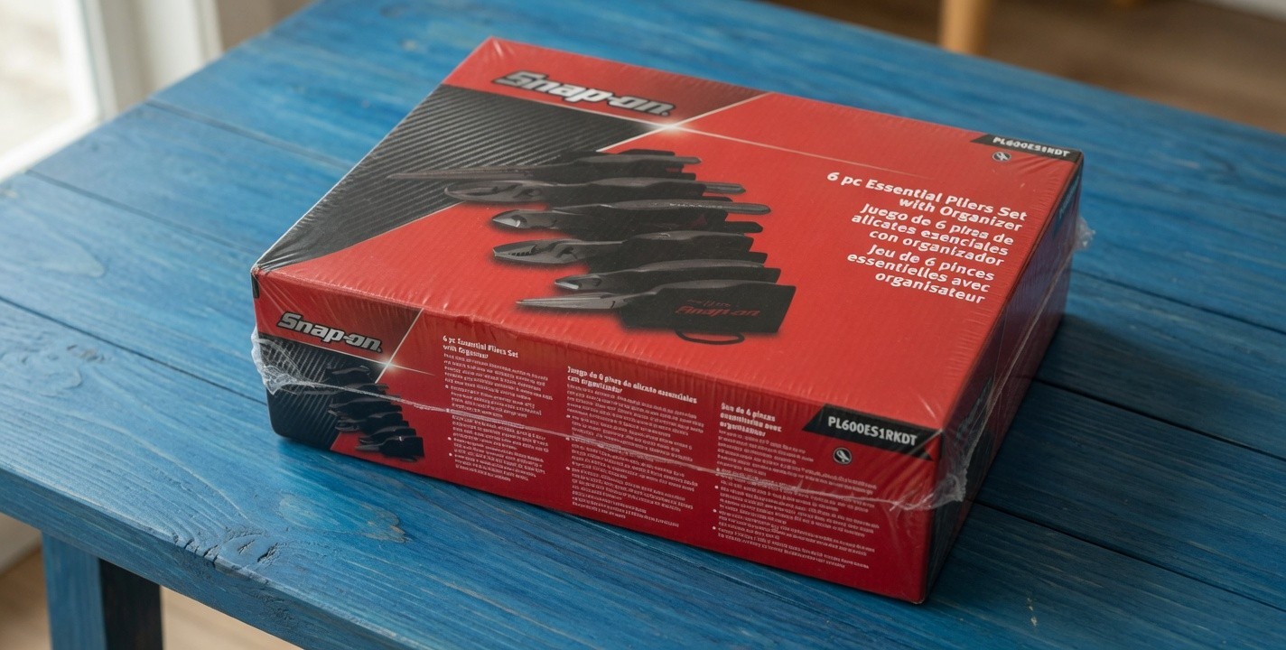 SNAP ON TOOLS 6 -Pc Heavy Duty Pliers Set PL600ES1RKDT Brand New