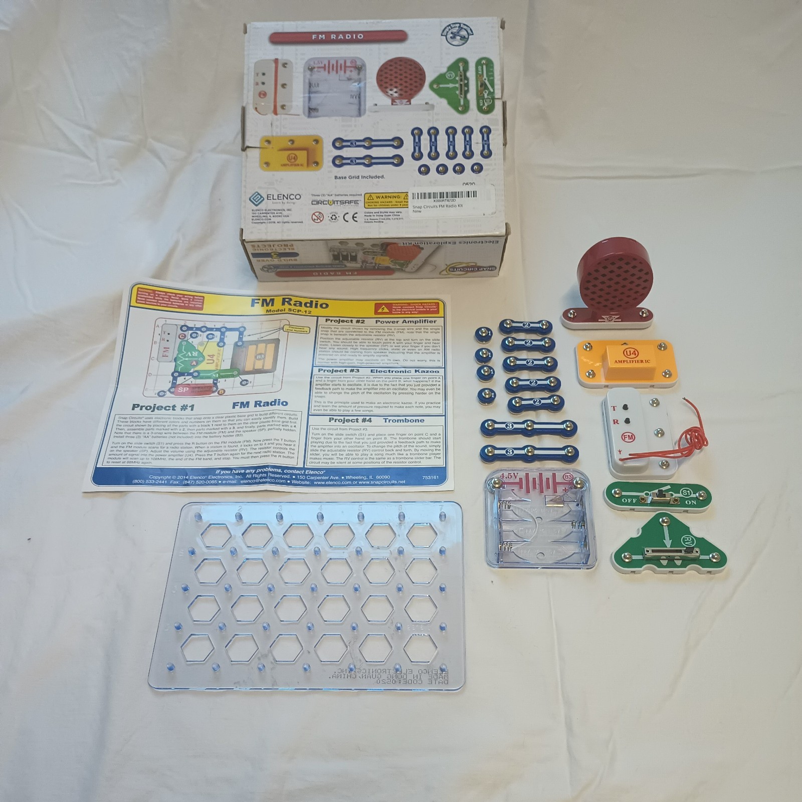 Educational Science Toy Project Building STEM Snap Circuits Radio