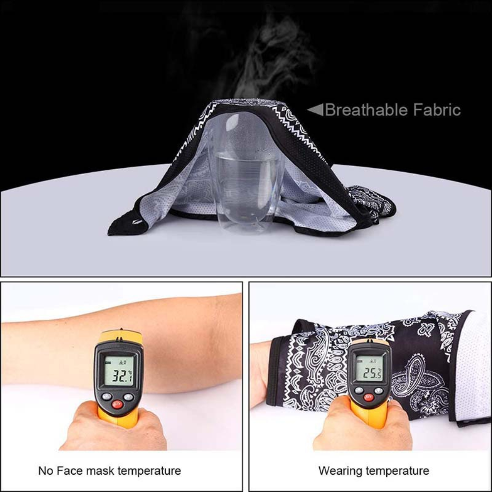 Neck Gaiter Bandana Face Mask Cooler UV Sun Protection Cooling Shield Balaclava