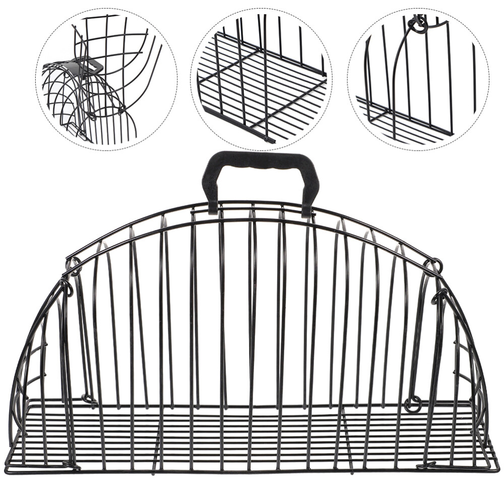 Pet Bath Cage Cat Drying Crate Kitten Grooming Holder for Bathing