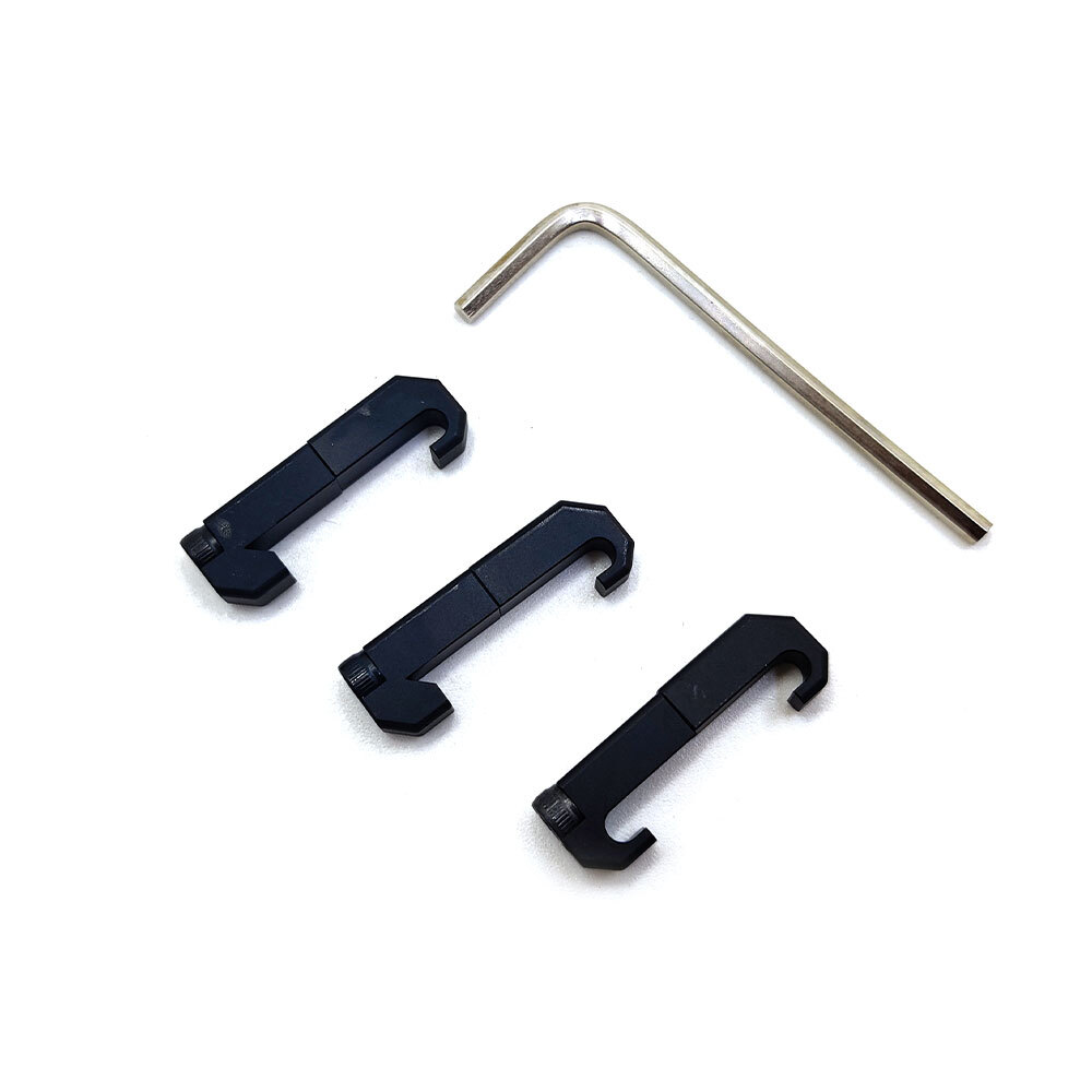 Tactical MLOK Keymod Rail Cover Wire Guide System Switch Wire Manage Slot
