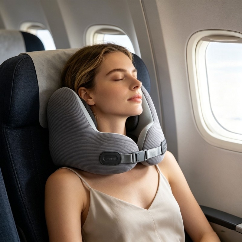 Flexible Supportive Head Rest Ideal For aircraft And Home Use